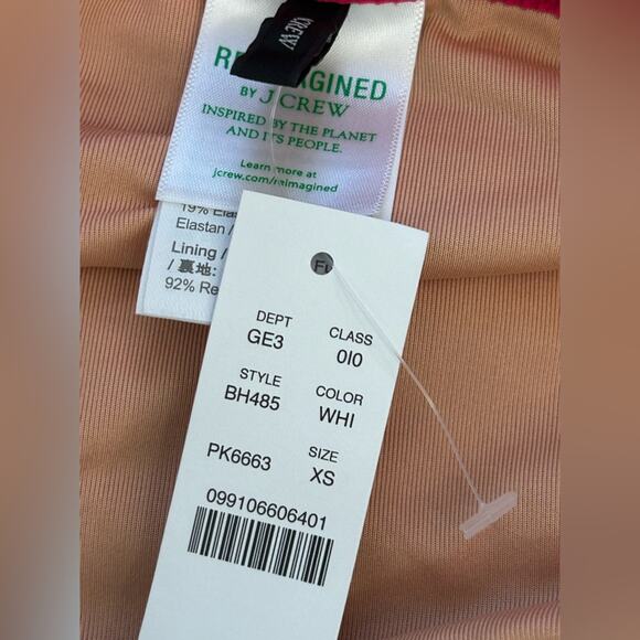 J. Crew Ribbed Trim Hipster Full Coverage Bikini Swim Bottom BH485 NWT - Picture 9 of 16